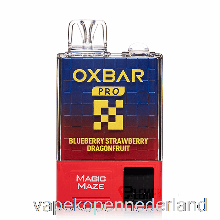 Vape Nederland Oxbar Magic Maze Pro 10000 Wegwerp Bosbes Aardbei Drakenfruit